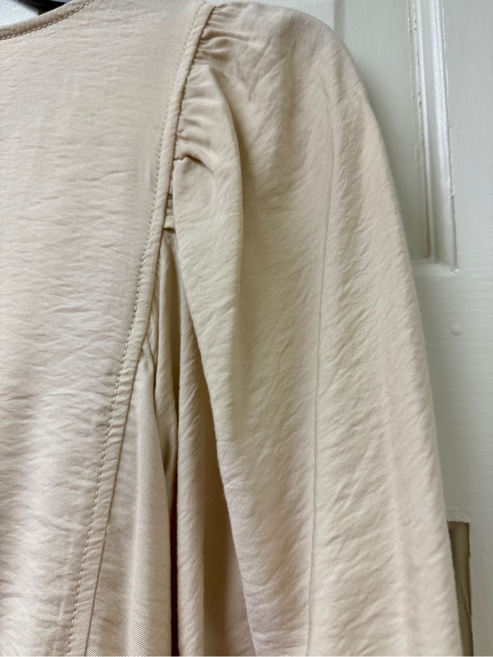 Madewell Tie-Front Paperbag Midi Dress Size L Never Worn - Picture 13 of 15